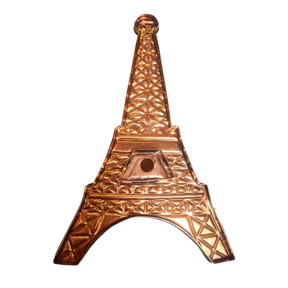 Vintage Copper Eiffel Tower Mold cookie cutter Wall Hanging Decor Paris France 9